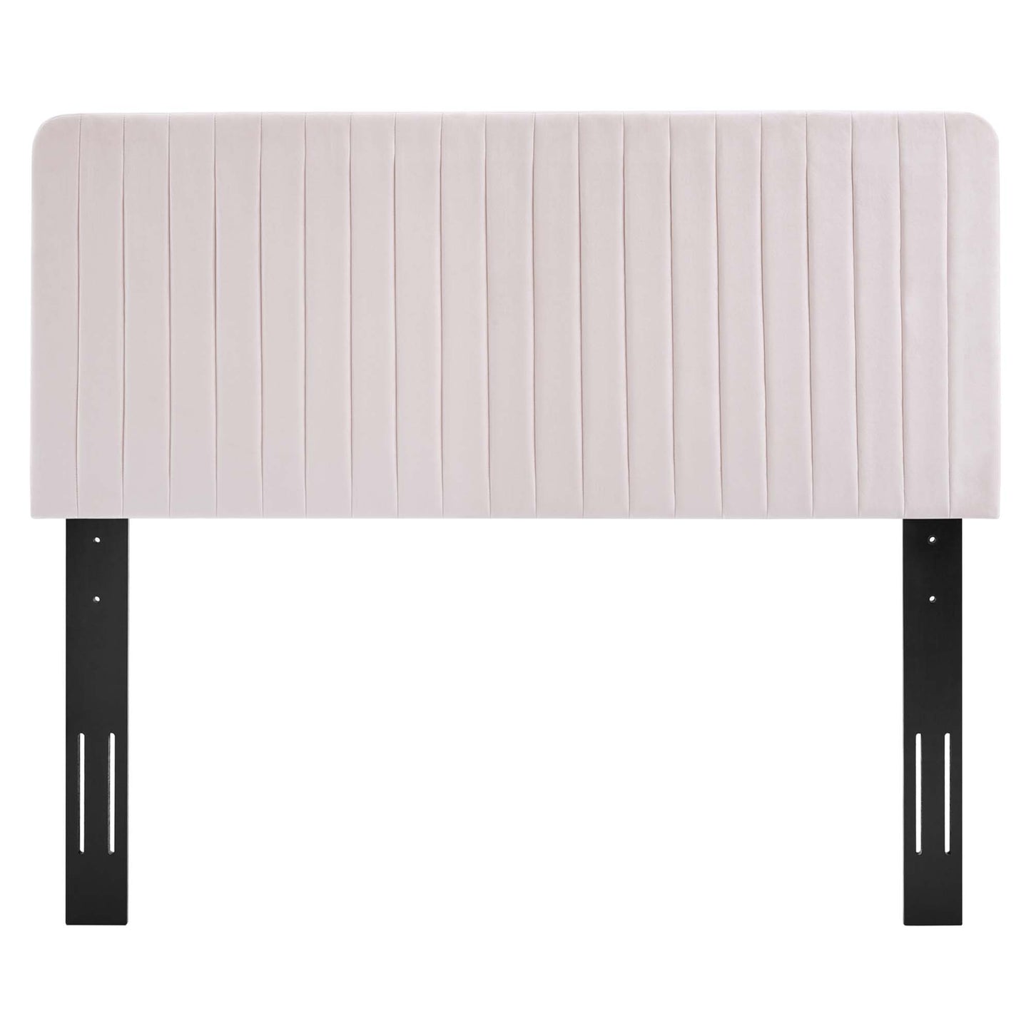 Modway Outlet Milenna Channel Tufted Performance Velvet King/California King Headboard by Modway  Bedroom Furniture Pink - MOD-6341-PNK