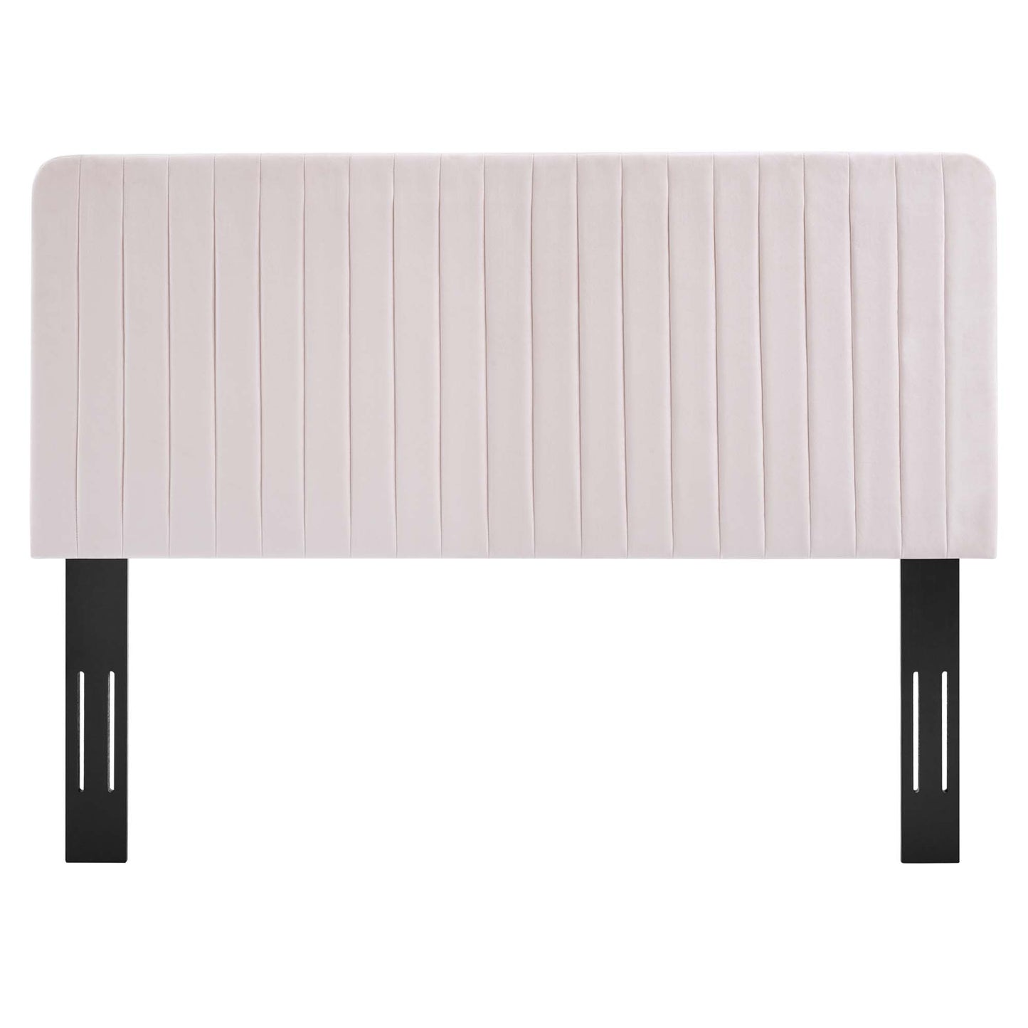 Modway Outlet Milenna Channel Tufted Performance Velvet King/California King Headboard by Modway  Bedroom Furniture Pink - MOD-6341-PNK