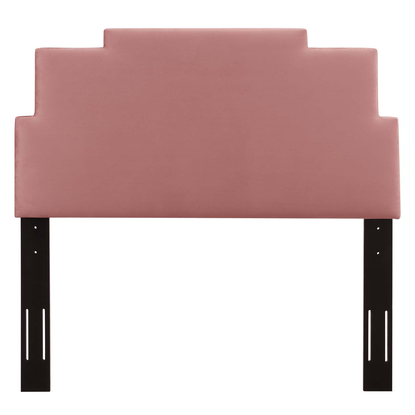 Modway Outlet Kasia Performance Velvet Twin Headboard by Modway  Bedroom Furniture Dusty Rose - MOD-6355-DUS