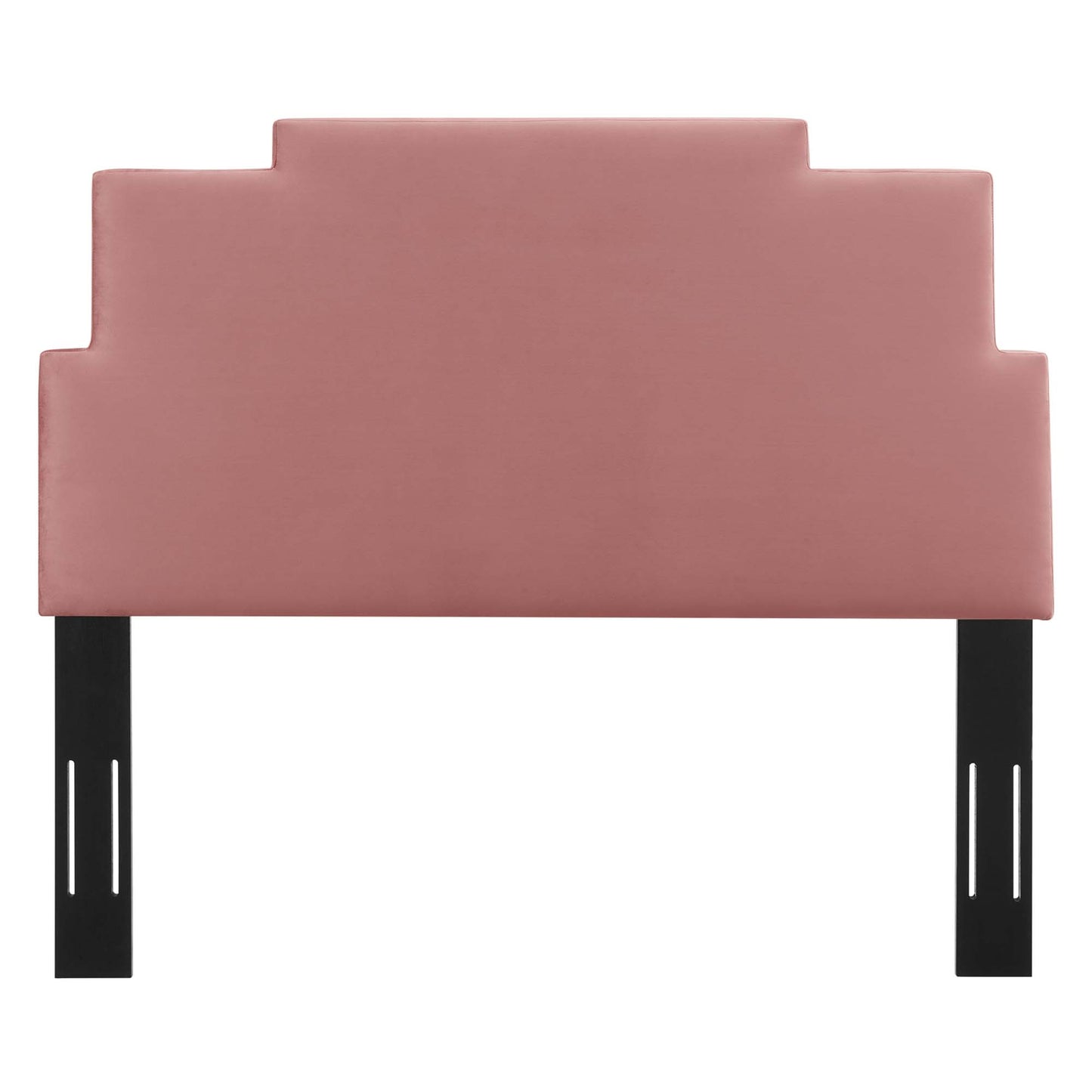 Modway Outlet Kasia Performance Velvet Twin Headboard by Modway  Bedroom Furniture Dusty Rose - MOD-6355-DUS