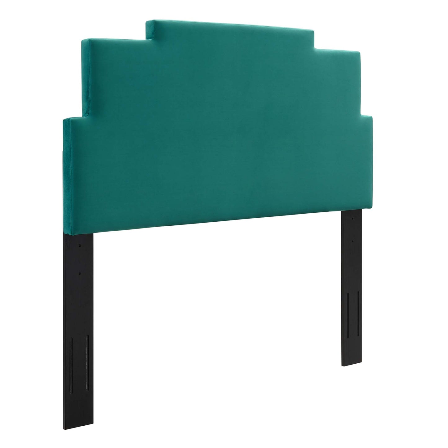 Modway Outlet Kasia Performance Velvet Twin Headboard by Modway  Bedroom Furniture Teal - MOD-6355-TEA