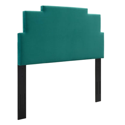 Modway Outlet Kasia Performance Velvet Full/Queen Headboard by Modway  Bedroom Furniture Teal - MOD-6356-TEA