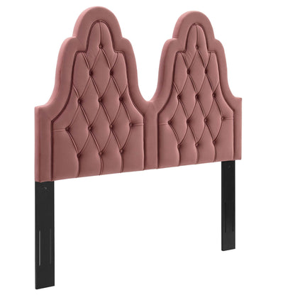 Modway Outlet Augustine Tufted Performance Velvet King/California King Headboard by Modway  Bedroom Furniture Dusty Rose - MOD-6415-DUS