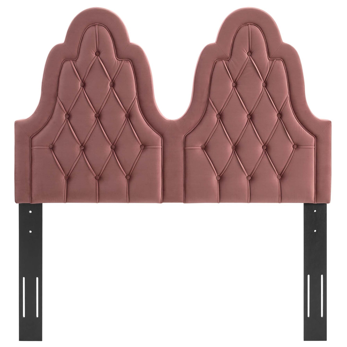 Modway Outlet Augustine Tufted Performance Velvet King/California King Headboard by Modway  Bedroom Furniture Dusty Rose - MOD-6415-DUS