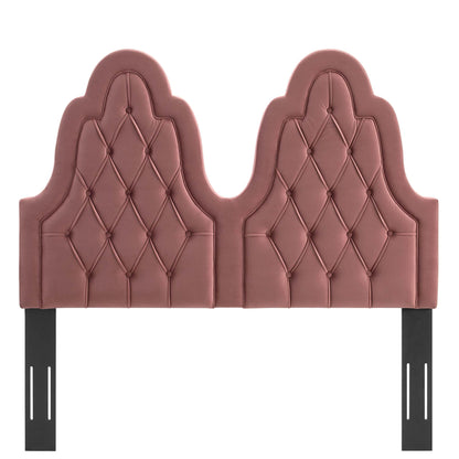 Modway Outlet Augustine Tufted Performance Velvet King/California King Headboard by Modway  Bedroom Furniture Dusty Rose - MOD-6415-DUS