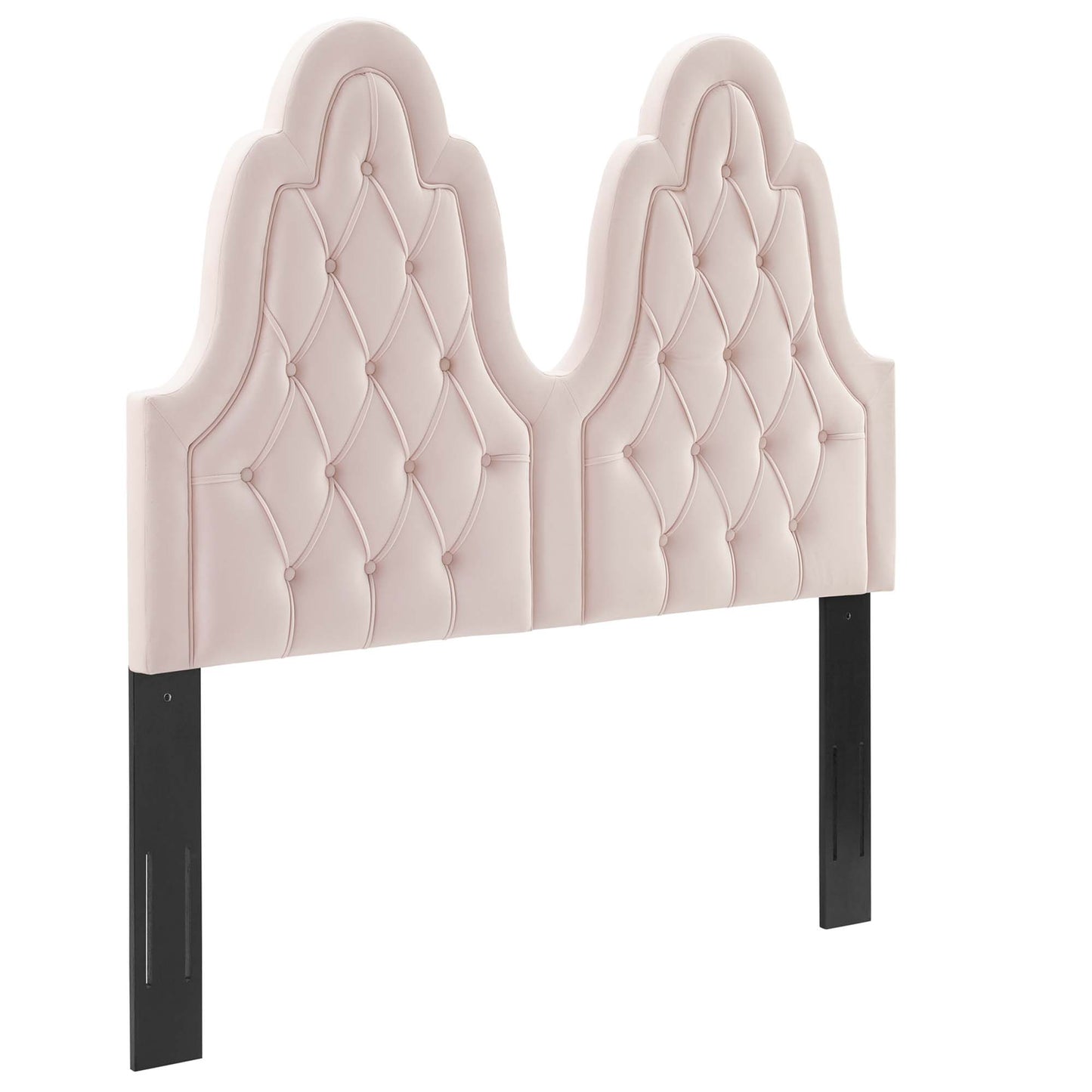 Modway Outlet Augustine Tufted Performance Velvet King/California King Headboard by Modway  Bedroom Furniture Pink - MOD-6415-PNK