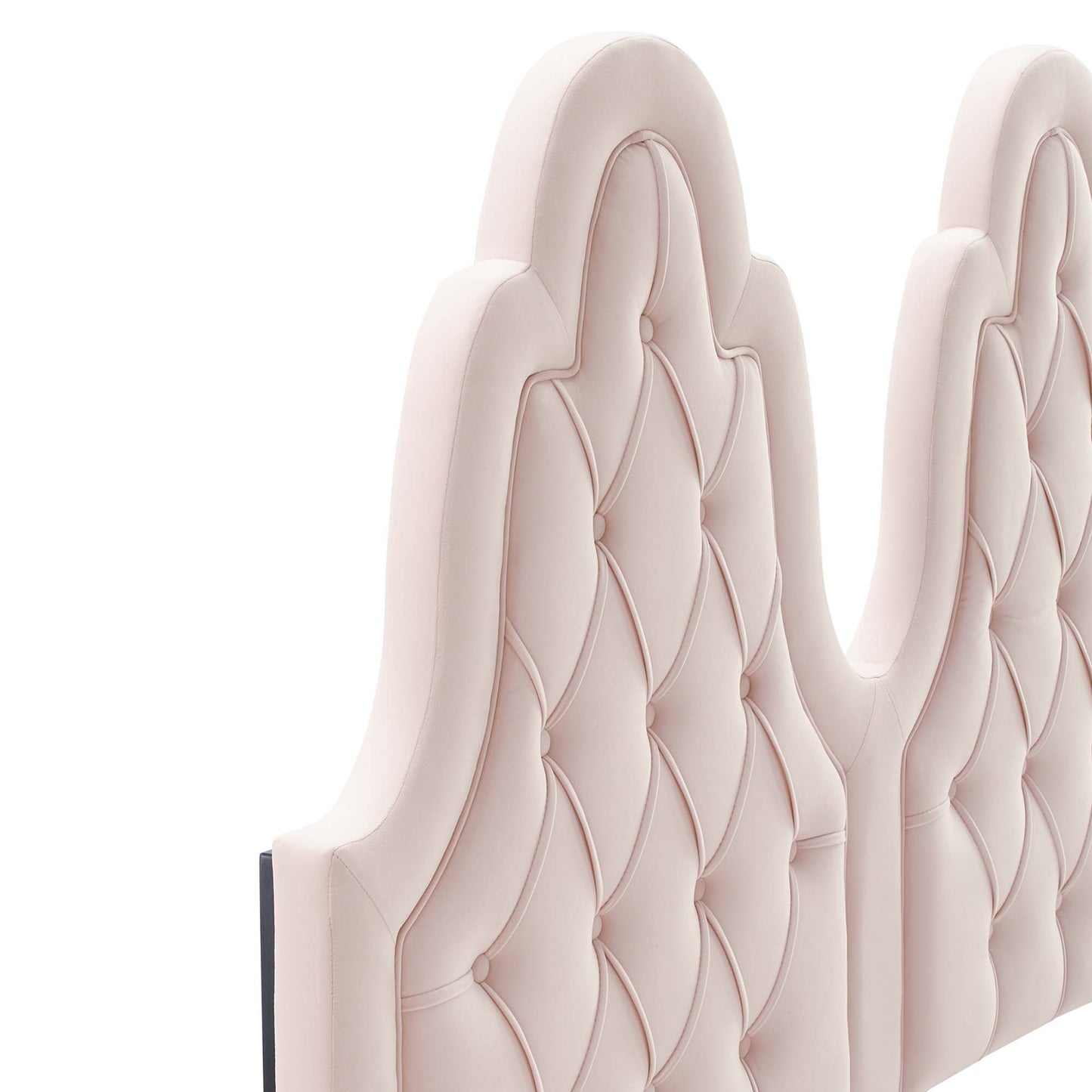 Modway Outlet Augustine Tufted Performance Velvet King/California King Headboard by Modway  Bedroom Furniture Pink - MOD-6415-PNK