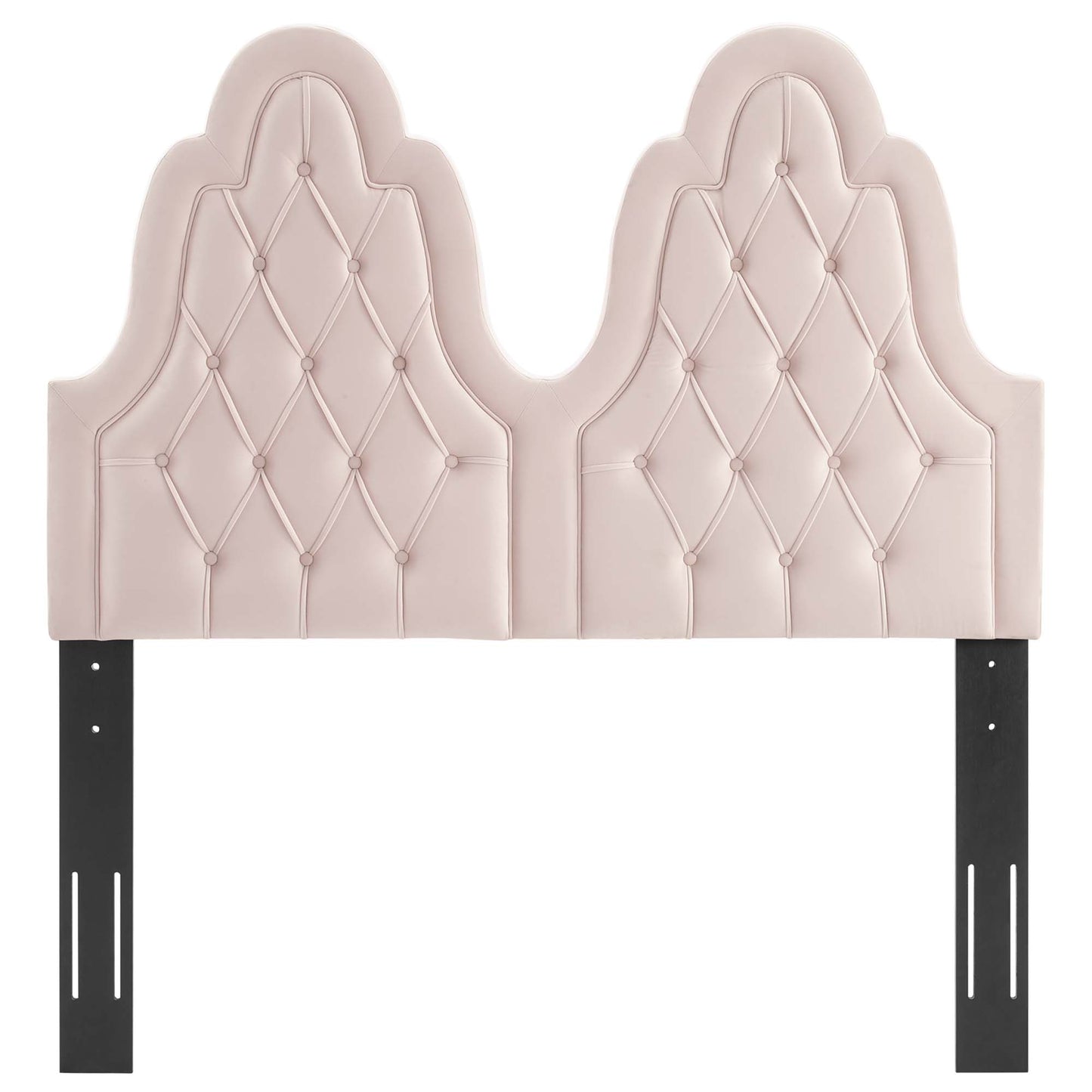 Modway Outlet Augustine Tufted Performance Velvet King/California King Headboard by Modway  Bedroom Furniture Pink - MOD-6415-PNK