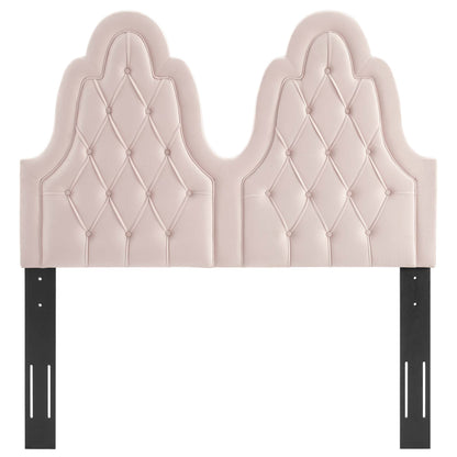 Modway Outlet Augustine Tufted Performance Velvet King/California King Headboard by Modway  Bedroom Furniture Pink - MOD-6415-PNK