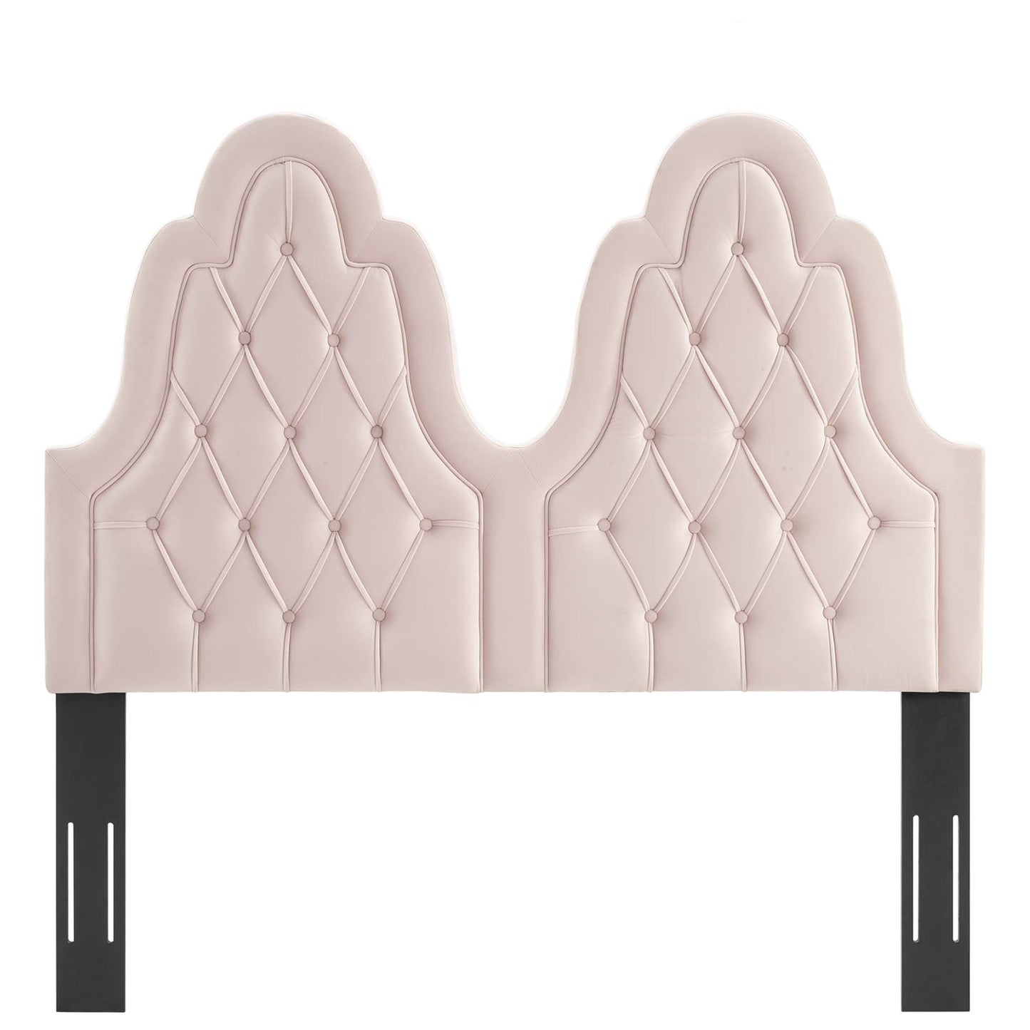 Modway Outlet Augustine Tufted Performance Velvet King/California King Headboard by Modway  Bedroom Furniture Pink - MOD-6415-PNK