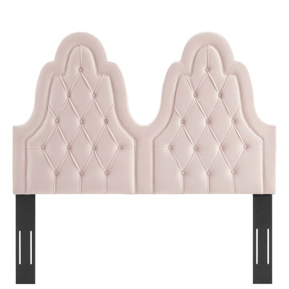 Modway Outlet Augustine Tufted Performance Velvet King/California King Headboard by Modway  Bedroom Furniture Pink - MOD-6415-PNK