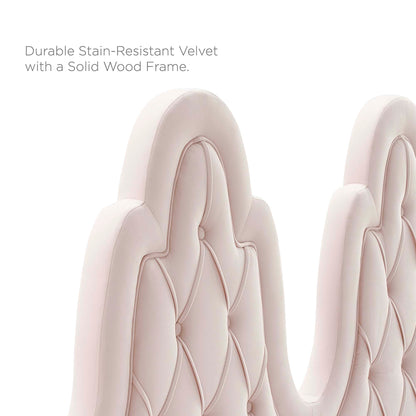 Modway Outlet Augustine Tufted Performance Velvet King/California King Headboard by Modway  Bedroom Furniture Pink - MOD-6415-PNK