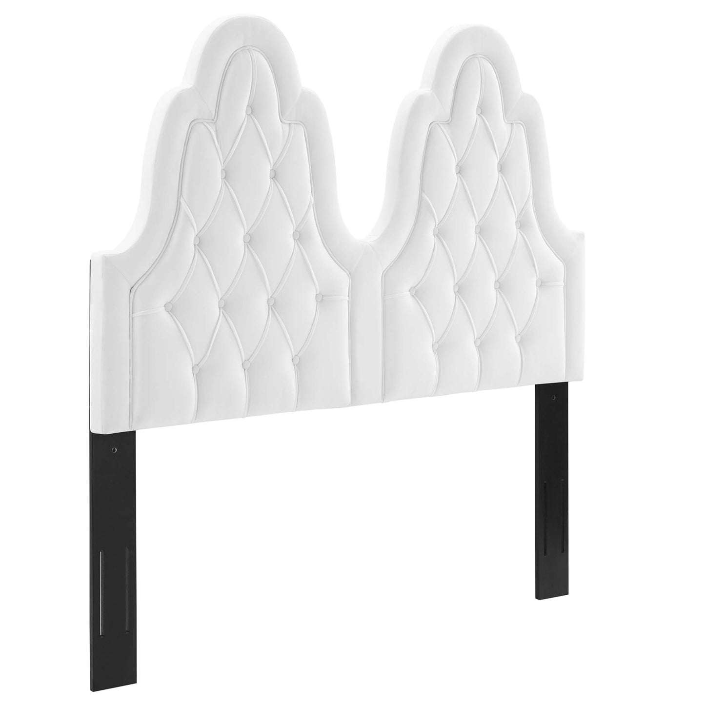 Modway Outlet Augustine Tufted Performance Velvet King/California King Headboard by Modway  Bedroom Furniture White - MOD-6415-WHI