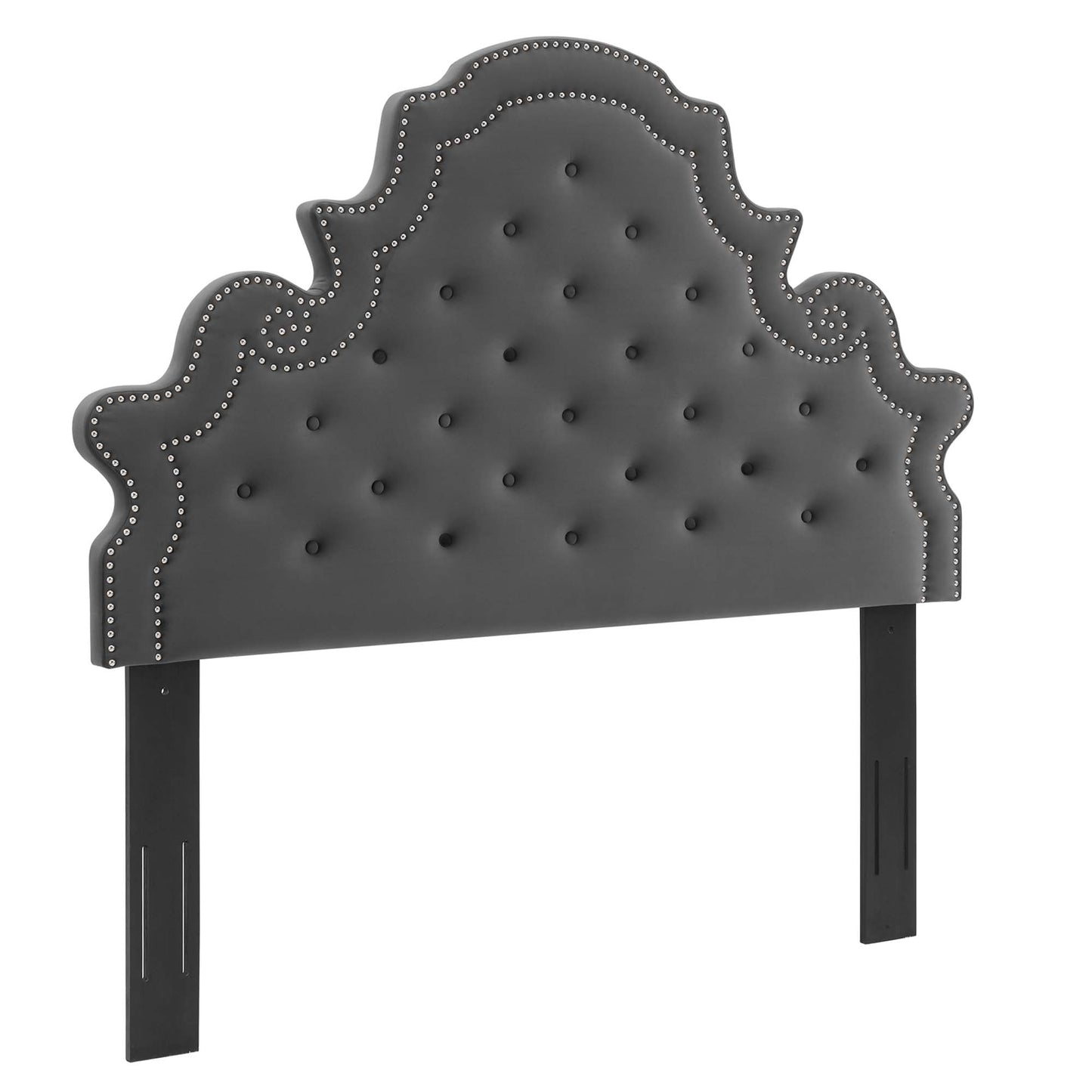 Modway Outlet Diana Tufted Performance Velvet Twin Headboard by Modway  Bedroom Furniture Charcoal - MOD-6416-CHA
