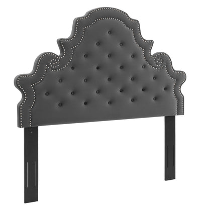 Modway Outlet Diana Tufted Performance Velvet Twin Headboard by Modway  Bedroom Furniture Charcoal - MOD-6416-CHA