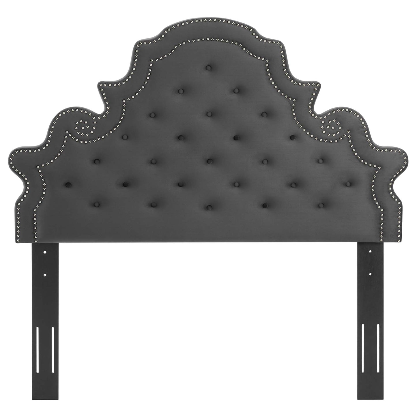 Modway Outlet Diana Tufted Performance Velvet Twin Headboard by Modway  Bedroom Furniture Charcoal - MOD-6416-CHA