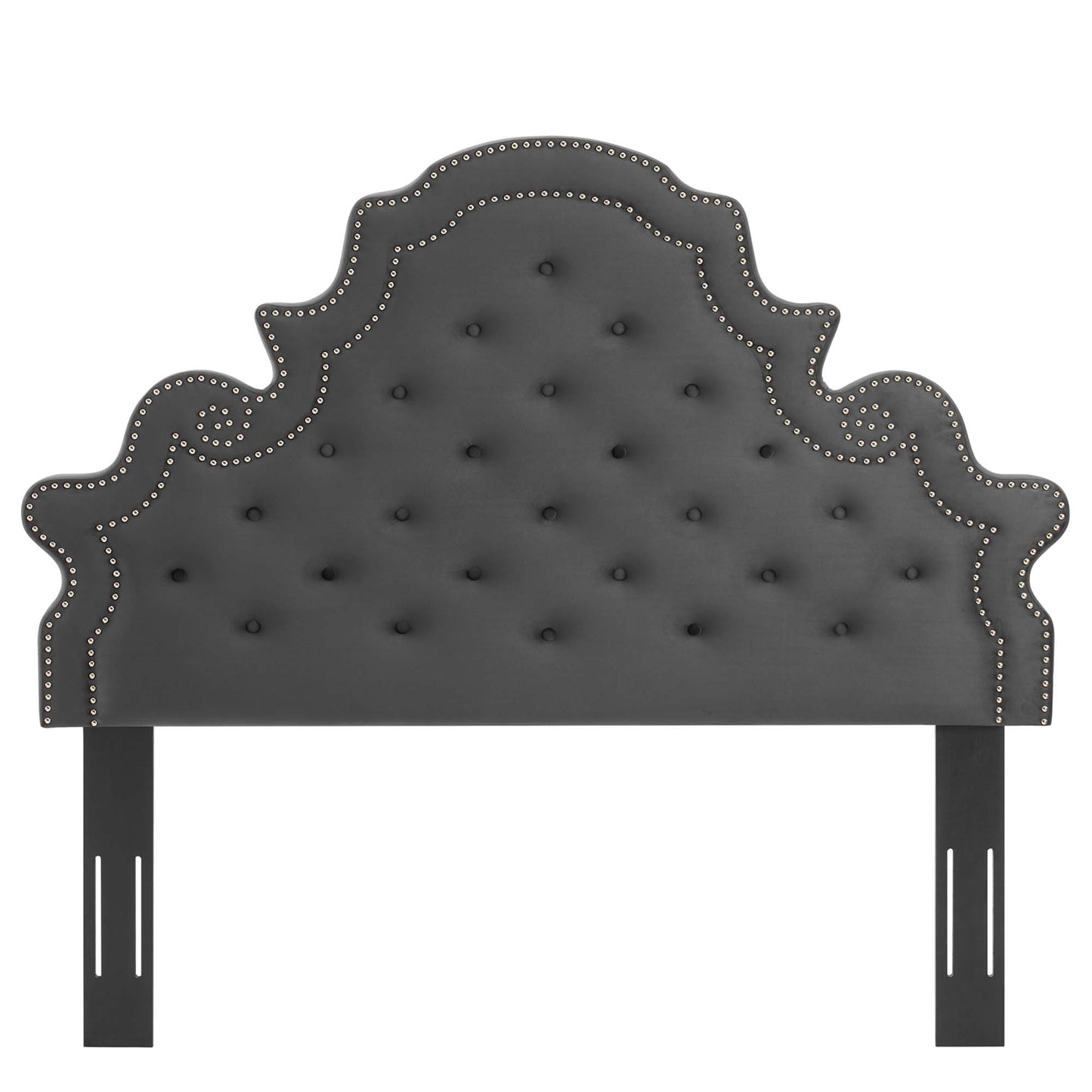 Modway Outlet Diana Tufted Performance Velvet Twin Headboard by Modway  Bedroom Furniture Charcoal - MOD-6416-CHA
