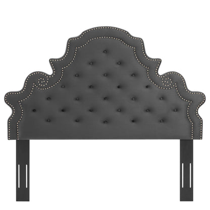 Modway Outlet Diana Tufted Performance Velvet Twin Headboard by Modway  Bedroom Furniture Charcoal - MOD-6416-CHA