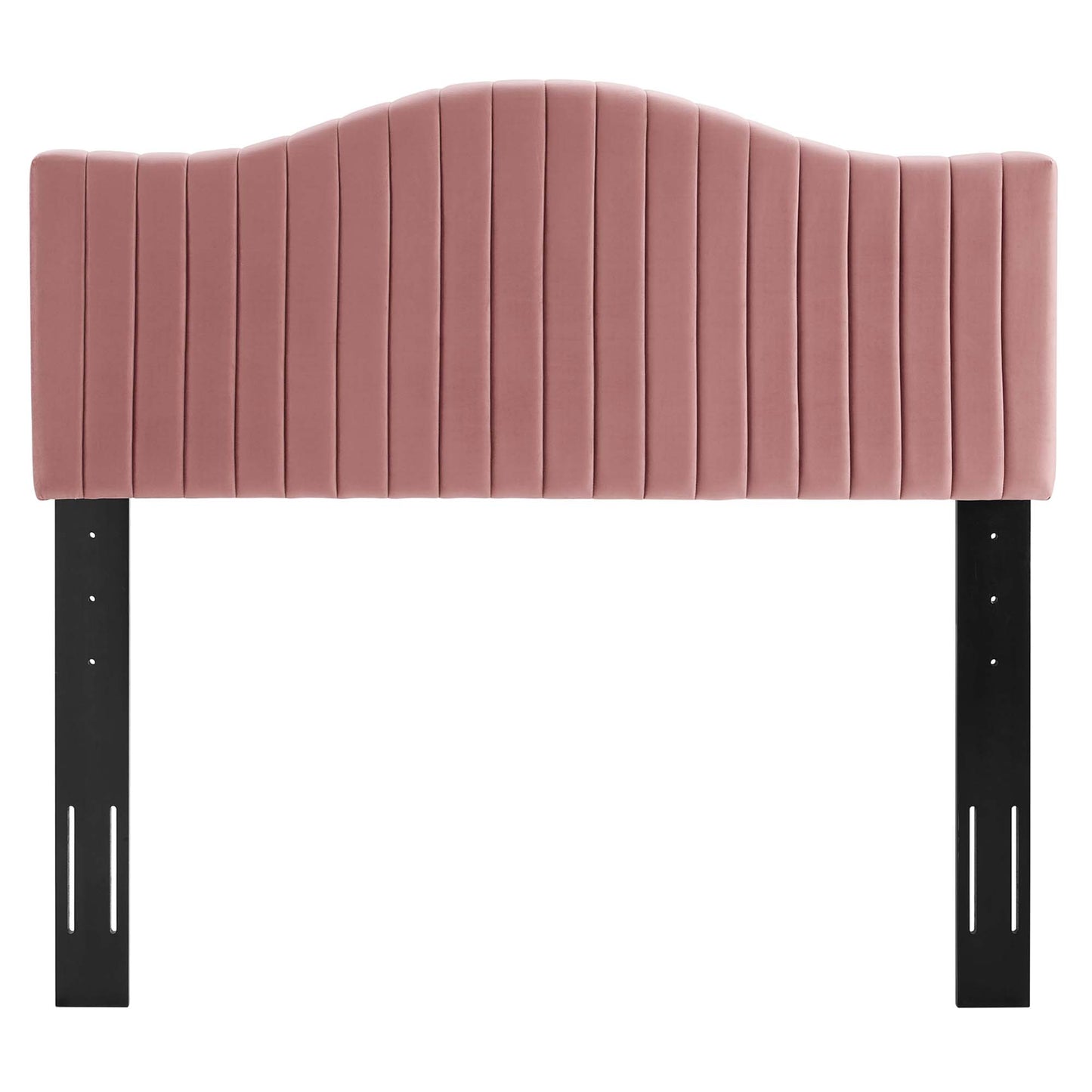 Modway Outlet Brielle Channel Tufted Performance Velvet Full/Queen Headboard by Modway  Bedroom Furniture Dusty Rose - MOD-6559-DUS