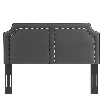 Modway Outlet Cynthia Performance Velvet Twin Headboard by Modway  Bedroom Furniture Charcoal - MOD-6565-CHA