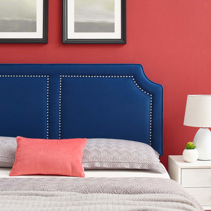 Modway Outlet Cynthia Performance Velvet King/California King Headboard by Modway  Bedroom Furniture Navy - MOD-6567-NAV