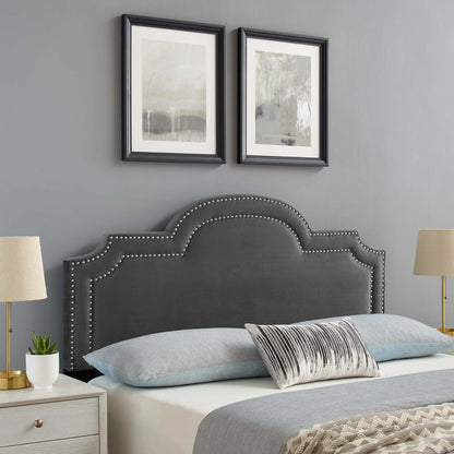 Modway Outlet Belinda Performance Velvet Full/Queen Headboard by Modway  Bedroom Furniture Charcoal - MOD-6569-CHA