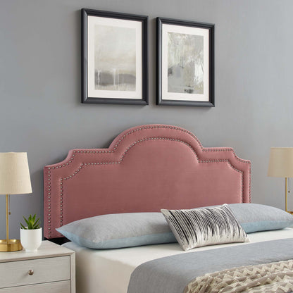 Modway Outlet Belinda Performance Velvet King/California King Headboard by Modway  Bedroom Furniture Dusty Rose - MOD-6570-DUS