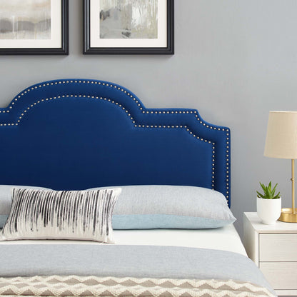 Modway Outlet Belinda Performance Velvet King/California King Headboard by Modway  Bedroom Furniture Navy - MOD-6570-NAV