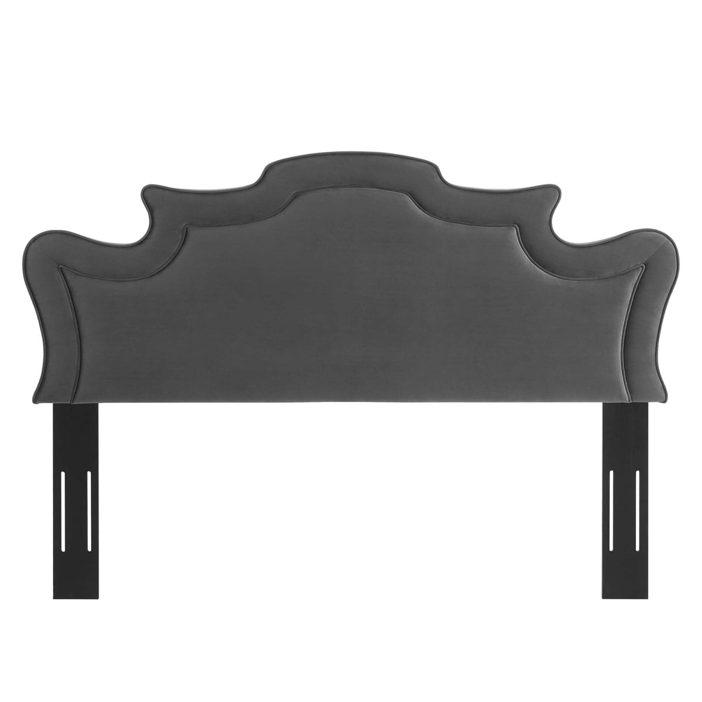 Modway Outlet Evangeline Performance Velvet Twin Headboard by Modway  Bedroom Furniture Charcoal - MOD-6571-CHA