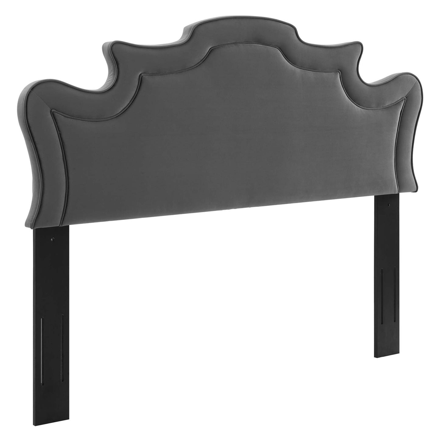 Modway Outlet Evangeline Performance Velvet King/California King Headboard by Modway  Bedroom Furniture Charcoal - MOD-6573-CHA