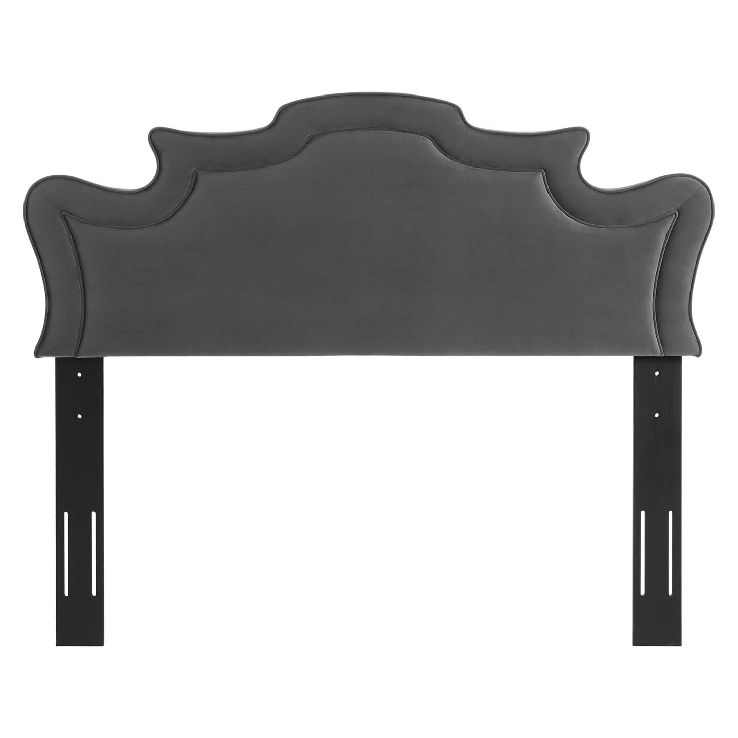 Modway Outlet Evangeline Performance Velvet King/California King Headboard by Modway  Bedroom Furniture Charcoal - MOD-6573-CHA