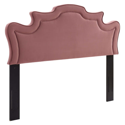 Modway Outlet Evangeline Performance Velvet King/California King Headboard by Modway  Bedroom Furniture Dusty Rose - MOD-6573-DUS