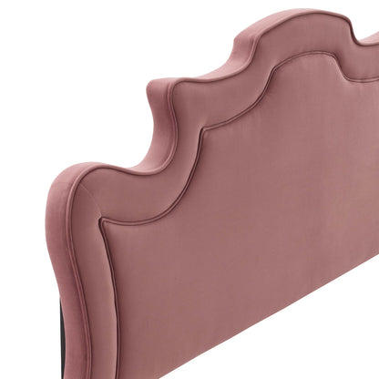 Modway Outlet Evangeline Performance Velvet King/California King Headboard by Modway  Bedroom Furniture Dusty Rose - MOD-6573-DUS