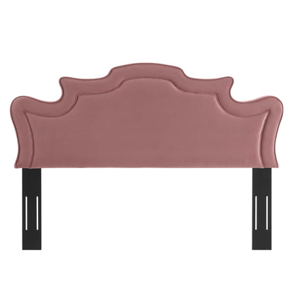 Modway Outlet Evangeline Performance Velvet King/California King Headboard by Modway  Bedroom Furniture Dusty Rose - MOD-6573-DUS