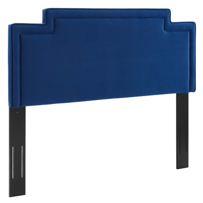 Modway Outlet Transfix Performance Velvet King/California King Headboard by Modway  Bedroom Furniture Navy - MOD-6576-NAV