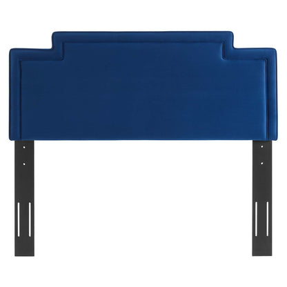 Modway Outlet Transfix Performance Velvet King/California King Headboard by Modway  Bedroom Furniture Navy - MOD-6576-NAV