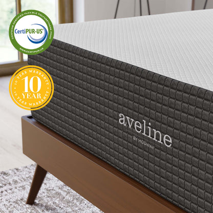 Modway - Aveline 14" Memory Foam King Mattress by Modway  Mattresses Twin White - MOD-6605-WHI