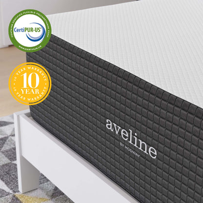 Modway - Aveline 16" Memory Foam Full Mattress by Modway  Mattresses Twin White - MOD-6607-WHI