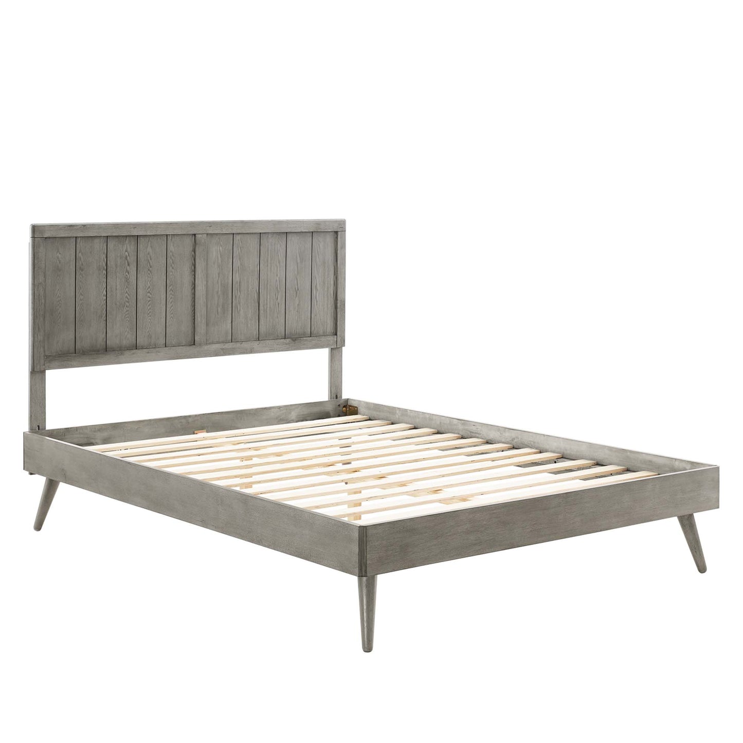 Modway Outlet Alana Wood Full Platform Bed With Splayed Legs by Modway  Bedroom Furniture Gray - MOD-6619-GRY