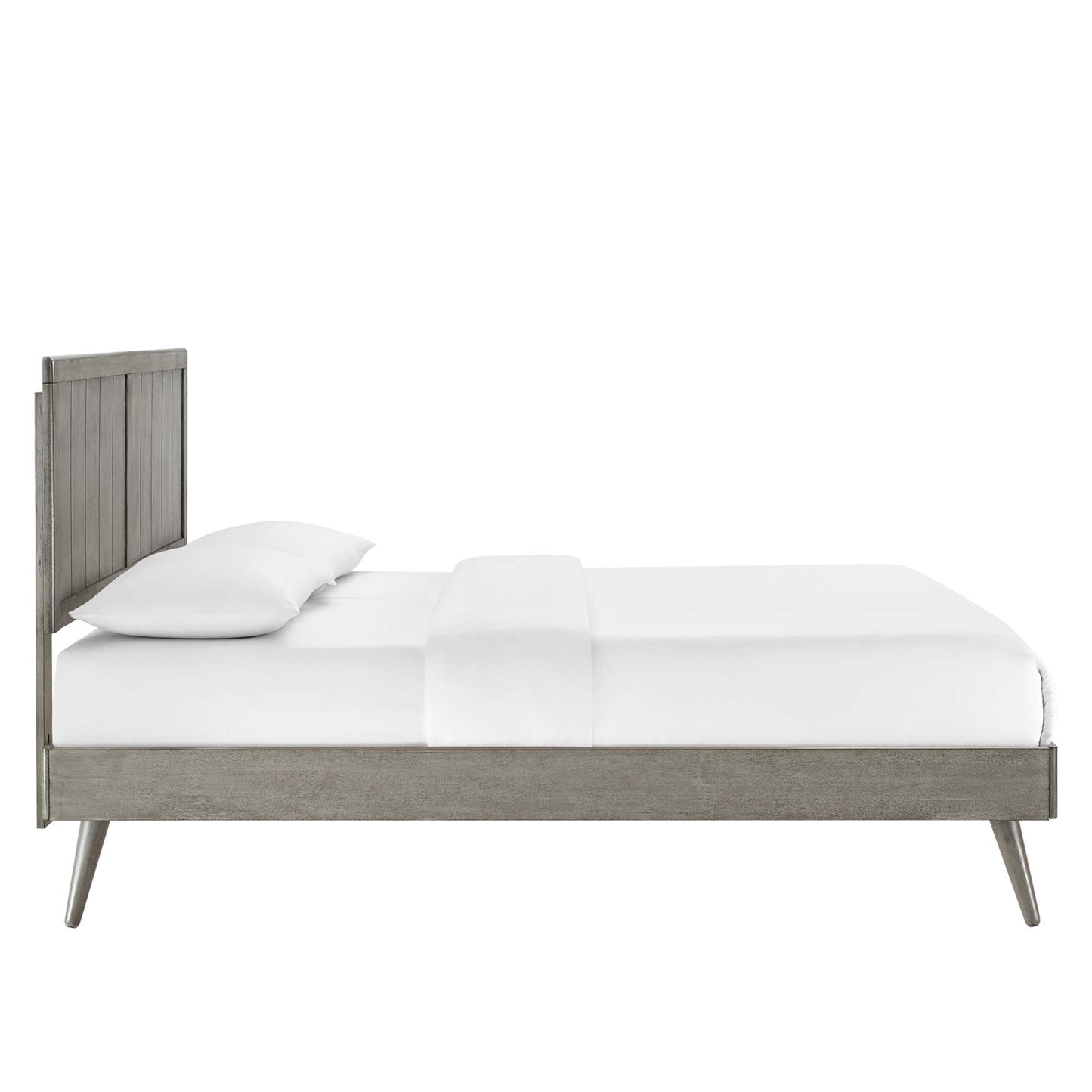 Modway Outlet Alana Wood Full Platform Bed With Splayed Legs by Modway  Bedroom Furniture Gray - MOD-6619-GRY