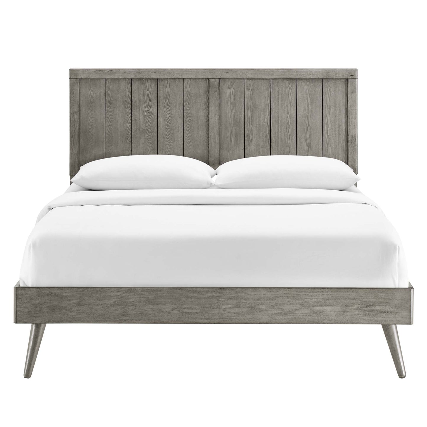 Modway Outlet Alana Wood Full Platform Bed With Splayed Legs by Modway  Bedroom Furniture Gray - MOD-6619-GRY