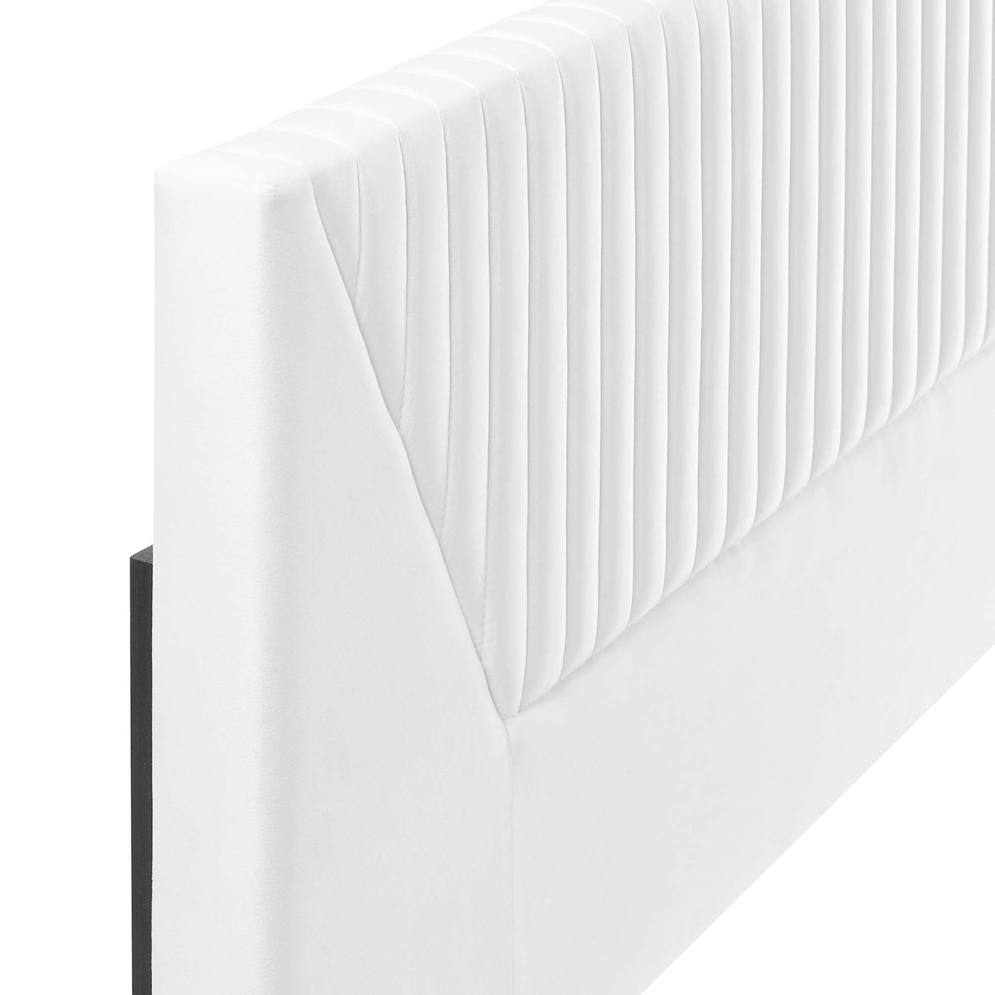 Modway Outlet Patience Channel Tufted Performance Velvet Full/Queen Headboard by Modway  Bedroom Furniture White - MOD-6668-WHI