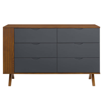 Modway Outlet Dylan Dresser by Modway  Bedroom Furniture Walnut Gray - MOD-6677-WAL-GRY