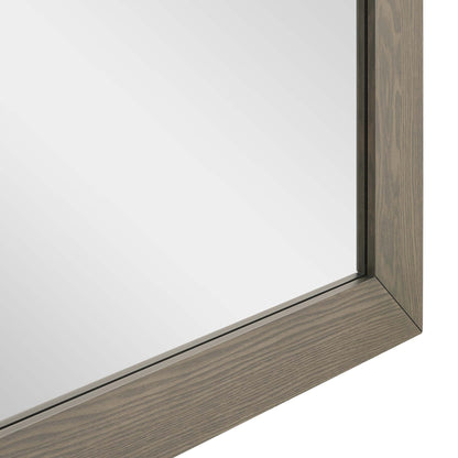 Modway Outlet Merritt Mirror by Modway  Bedroom Furniture Oak - MOD-6684-OAK