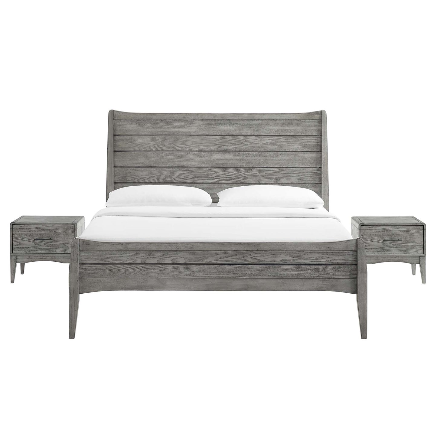 Modway Outlet Georgia 3 Piece King Bedroom Set by Modway  Bedroom Furniture Gray - MOD-6724-GRY-SET
