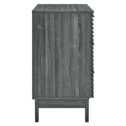 Modway Outlet Render 3-Drawer Bachelor's Chest by Modway  Bedroom Furniture Charcoal - MOD-6965-CHA