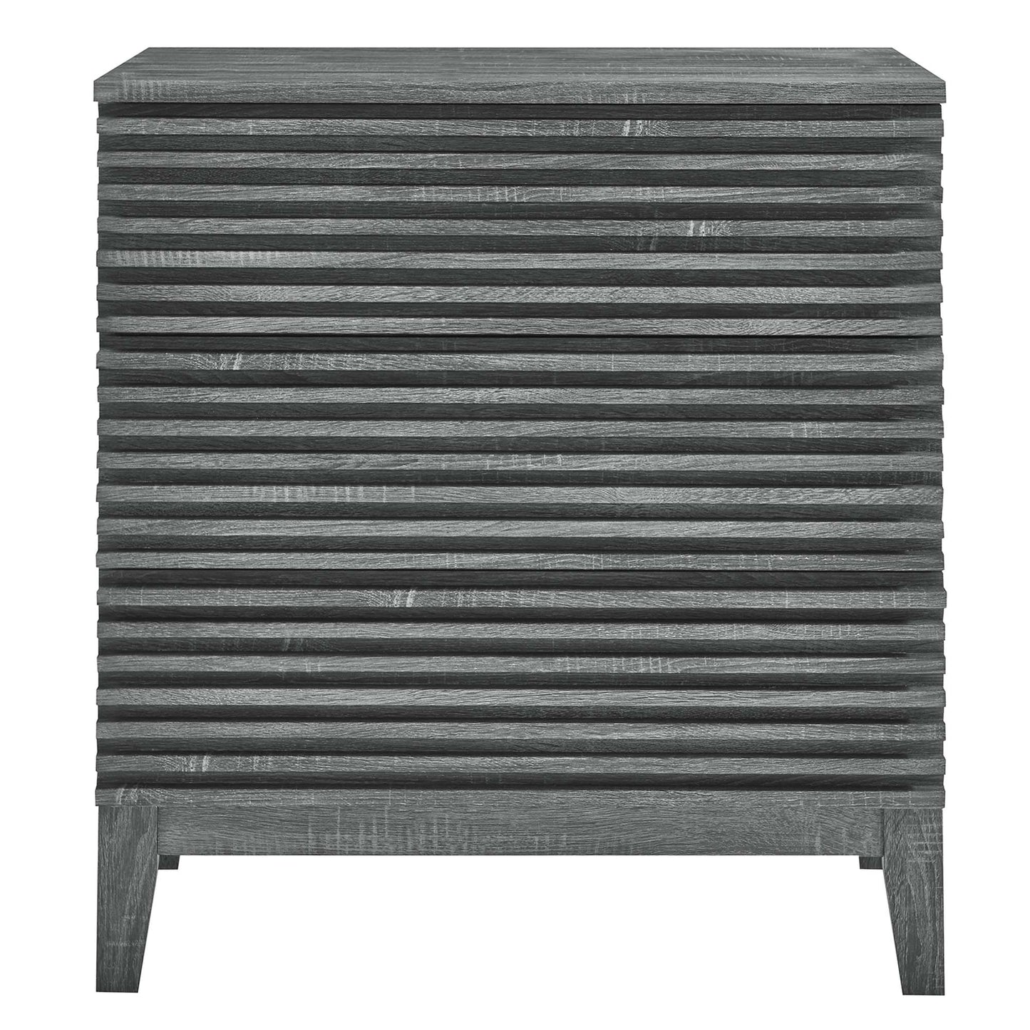 Modway Outlet Render 3-Drawer Bachelor's Chest by Modway  Bedroom Furniture Charcoal - MOD-6965-CHA