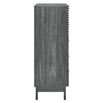 Modway Outlet Render 5-Drawer Dresser Chest by Modway  Bedroom Furniture Charcoal - MOD-6967-CHA