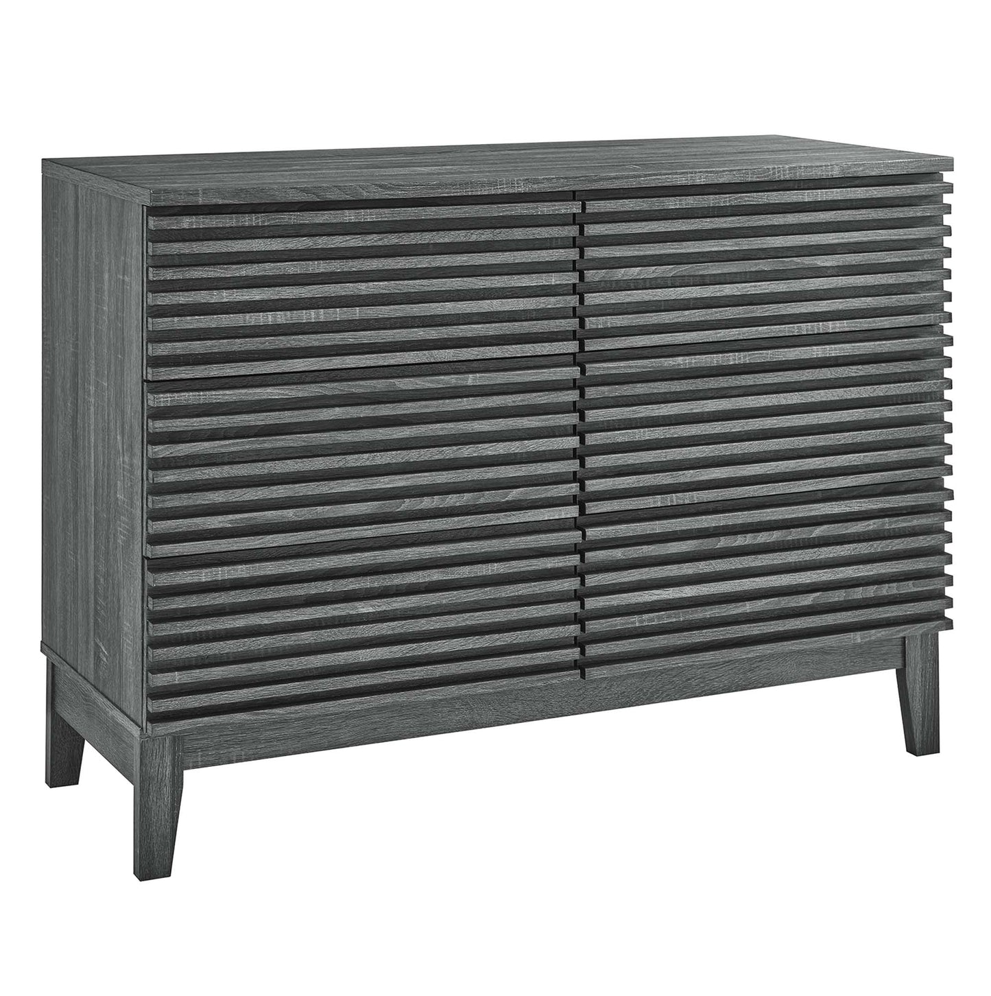 Modway Outlet Render 6-Drawer Dresser by Modway  Bedroom Furniture Charcoal - MOD-6968-CHA