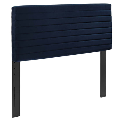 Modway Outlet Tranquil Channel Tufted King/California King Headboard  by Modway  Bedroom Furniture Midnight Blue - MOD-7025-MID